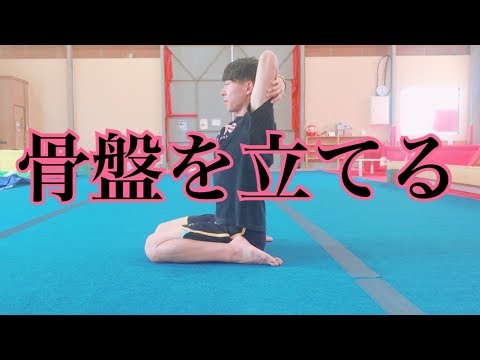 【１日１分スタイルアップ】骨盤を立てる。　トレーニング初心者はまずこれ。