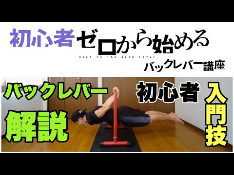 【初心者】ゼロから始めるバックレバー講座【完全保存版】