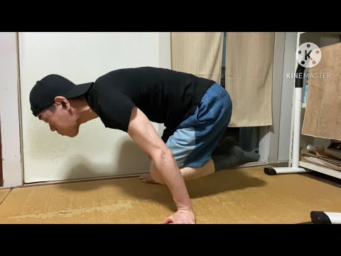 50代-タックプランシェ練習中④！あれ？三本目のフォームは少し良い感じかも