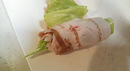 豚肉＆野菜（きゃべつ・なす）の串ロール！？簡単おつまみの作り方！10