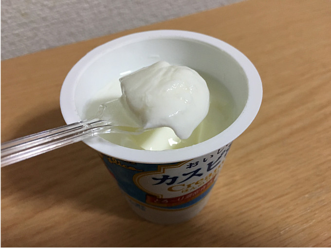 グリコ「おいしいカスピ海Creamy100g」←とろ～り食感でおいしいね！5
