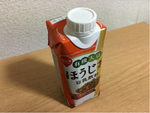 スジャータめいらく「ほうじ茶(豆乳飲料)」←飲んでみました3