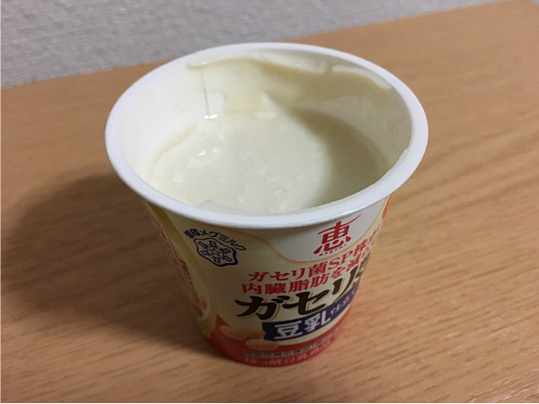恵ガセリ菌SP株「豆乳仕立て」←内脂肪を減らす豆乳ヨーグルト！6