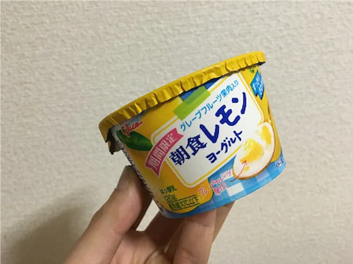 グリコ「朝食レモンヨーグルト」カロリー＆口コミ