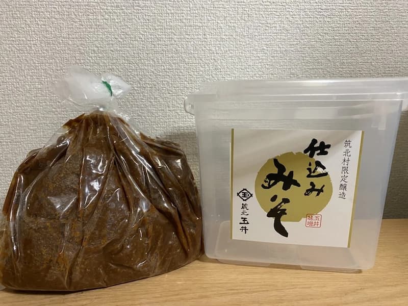 Amazon注文：蔵元玉井味噌 限定仕込み味噌-写真①