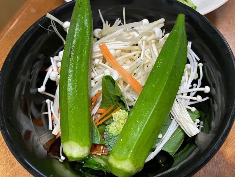 蒸しに使う野菜-写真