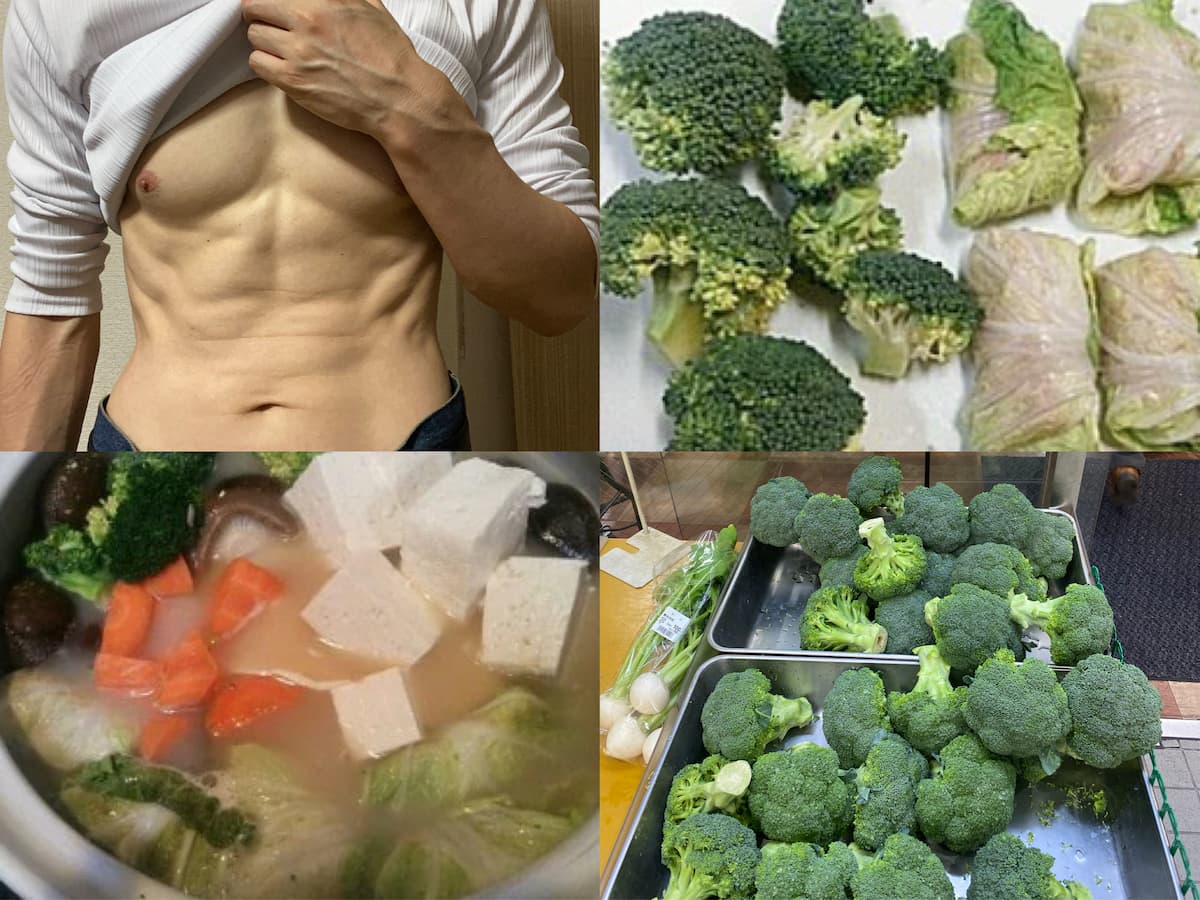 50代筋トレ＆野菜で若返り-ブロッコリーの新芽がカラダに良いは納得！