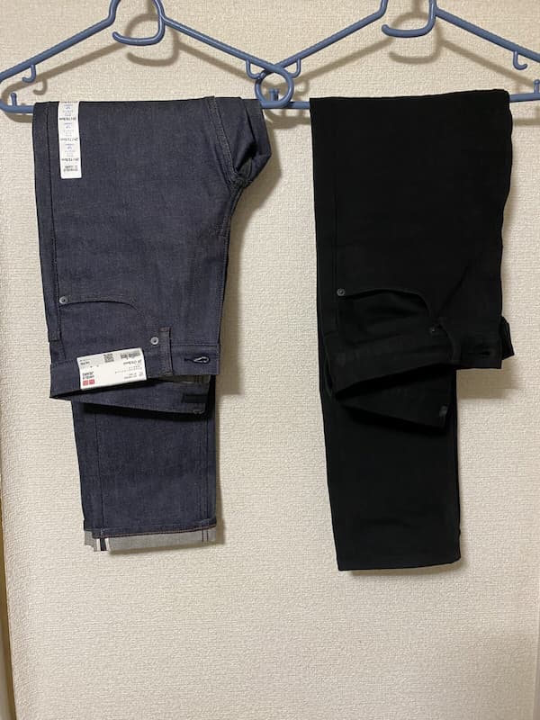 UNIQLOスリムストレートジーンズ／セルビッジ-写真4