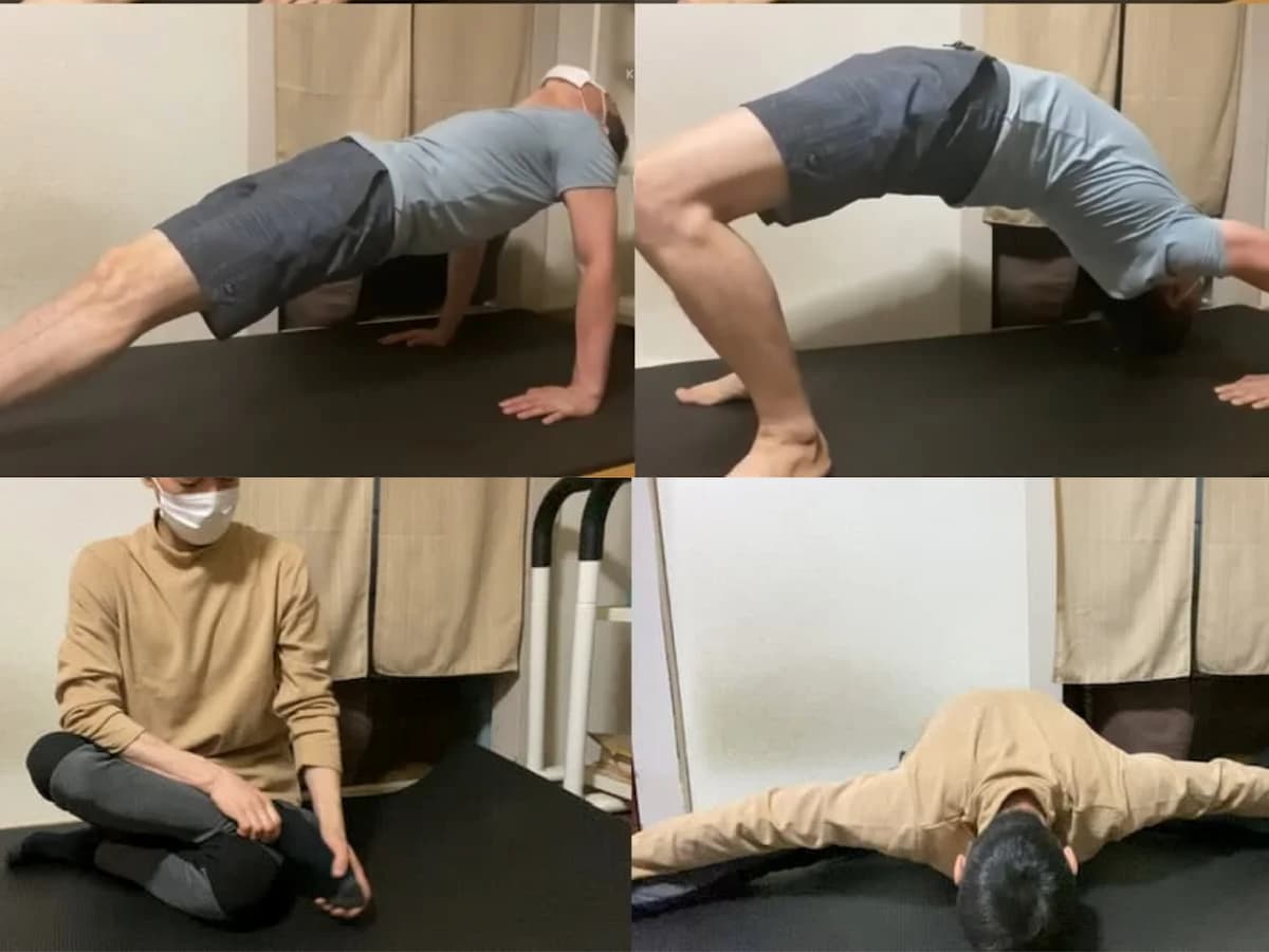 50代-ブリッジと開脚前屈について！中高年でも継続すれば習得できる！