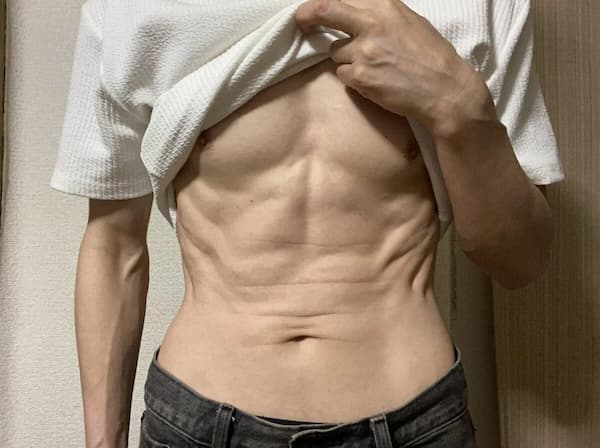 2026年9月:55歳-腹筋・ウエスト(1日1食)写真1