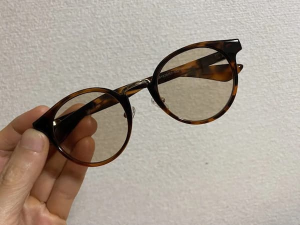 UNIQLOサングラス/ボストンコンビ ブラウン写真