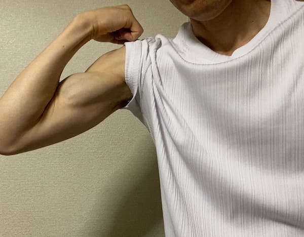 2026年9月：55歳上腕二頭筋-写真